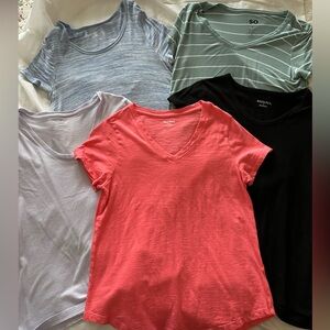 5 Short Sleeve Shirts Bundle
